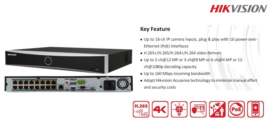 hikvision DS-7616NXI-K2/16P