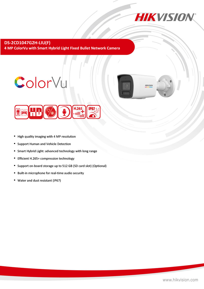 HIKVISION DS-2CD1047G2H-LIUF