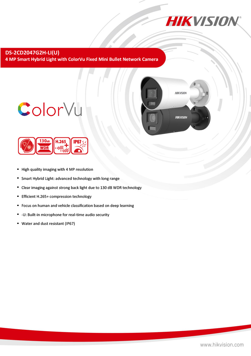 HIKVISION DS-2CD2047G2H-LIU